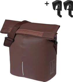 Basil City Shopper MIK Hooks Gepäcktasche roasted brown