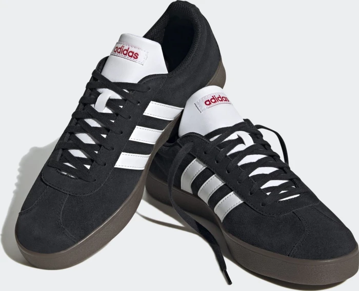 adidas VL Court 2.0 core black/cloud white/blue scarlet