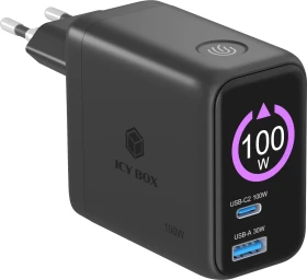RaidSonic Icy Box IB-PS1002 Club Charger 1002 GaN Ladegerät schwarz