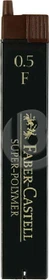 Faber-Castell Super-Polymer Druckbleistiftmine F 0.5mm graphit