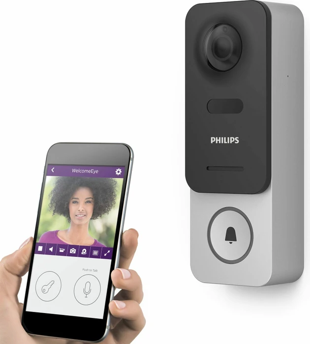 Philips WelcomeEye Link Video-Türsprechanlage, Video-Türklingel