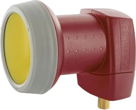 Schwaiger Sun Protect Single-LNB rot/grau