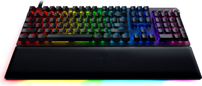 Razer Huntsman V2 Analog, schwarz, LEDs RGB, Razer Analog Optical Switch, USB, DE