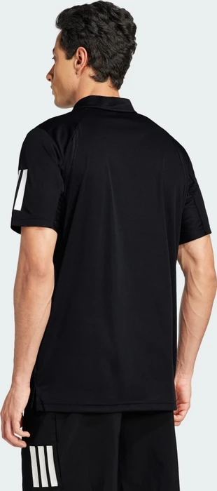 adidas Club 3-Streifen Tennis Poloshirt kurzarm schwarz (Herren)