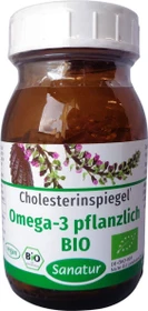 Sanatur Cholesterinspiegel Omega-3 pflanzlich Kapseln, 90 Stück