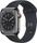 Apple Watch Series 8 45mm Edelstahl graphit mit Sportarmband Mitternacht (MNKU3FD)
