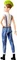 Mattel Barbie - Fashionistas im Latzhosenoutfit mit grüner Haarsträhne Petite Vorschaubild