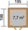 Weka 321 Gerätehaus Vorschaubild