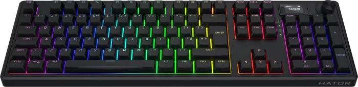 Hator Skyfall 100 Pro Wireless, schwarz, LEDs RGB, Aurum Vanila Silent, USB/Bluetooth, EU