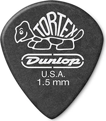 Dunlop Tortex Pitch Black Jazz III Pick, 1.50mm, 72-Pack