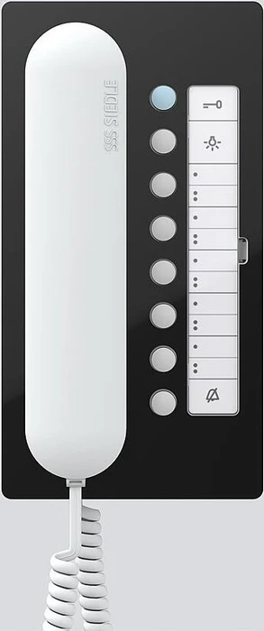 Siedle Türsprechanlage BTC 850-02 SH/W schwarz/weiß, Innenstation