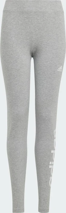 adidas Essentials Linear Logo Cotton Hose lang medium grey heather/white (Junior)