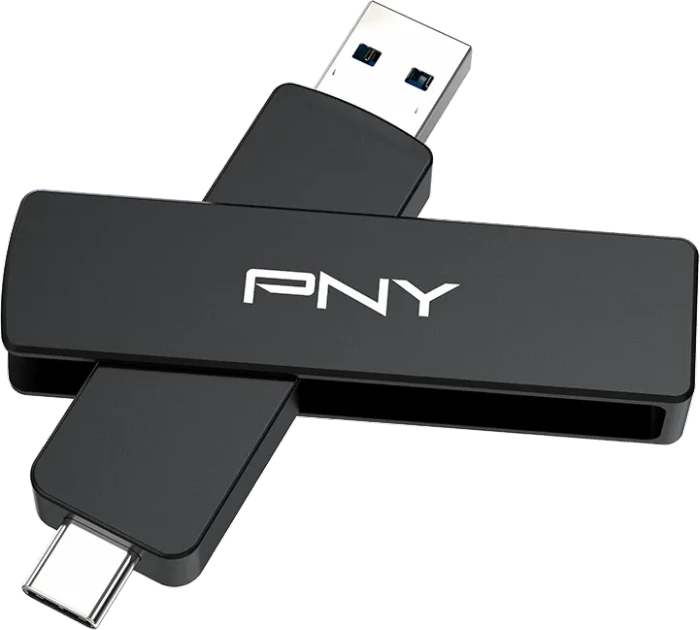 PNY Duo Link V3 2TB, USB-A + USB-C, USB 3.2 Gen 2×1