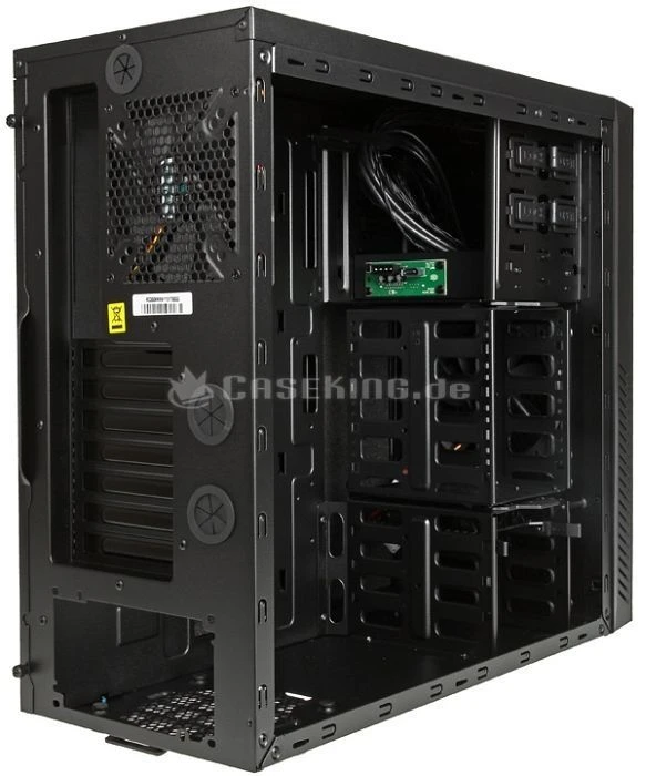 Cooler Master Silencio 550, schwarz matt, schallgedämmt