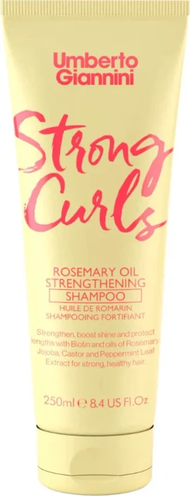 Umberto Giannini Strong Curls Rosemary Oil Shampoo, 250ml