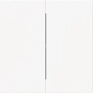 Busch-Jaeger Busch-art linear Wippe 2-fach, studioweiß matt