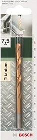 Bosch DIY HSS-TiN Metallbohrer, 7.5x69x109mm, 1 Stück