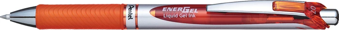 Pentel EnerGel XM BL77 Gelroller silber/orange, 12er-Pack