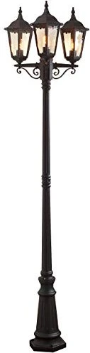 Konstsmide Firenze 220cm Stehleuchte 3-flammig schwarz