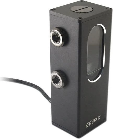 XSPC Ion Reservoir schwarz LED weiß, mit Pumpe