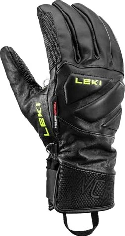 Leki WCR Venom Speed 3D Skihandschuhe black/ice lemon