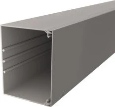 OBO Bettermann WDK100130GR Kabelkanal, 130x100mm, 2m, steingrau
