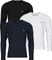 Hugo Boss Baumwolle Logo 3er-Pack Shirt langarm (Herren) Vorschaubild