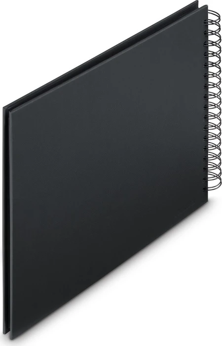 Hama Spiralalbum 28x24, 50 schwarze Seiten, Fine Art New Black