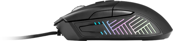 L33T-Gaming Gungnir Gaming Mouse schwarz, USB