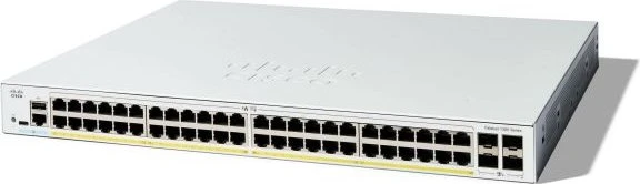 Cisco Catalyst 1300 Rackmount Gigabit Managed Switch, 48x RJ-45, 4x SFP+, 375W PoE+