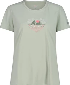 CMP Piqué Print Funktionsshirt kurzarm pistacchio (Damen)