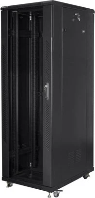 Lanberg 19" Rackschrank 47HE, freistehend, Glastür, IP20, RAL 9004, 800mm tief