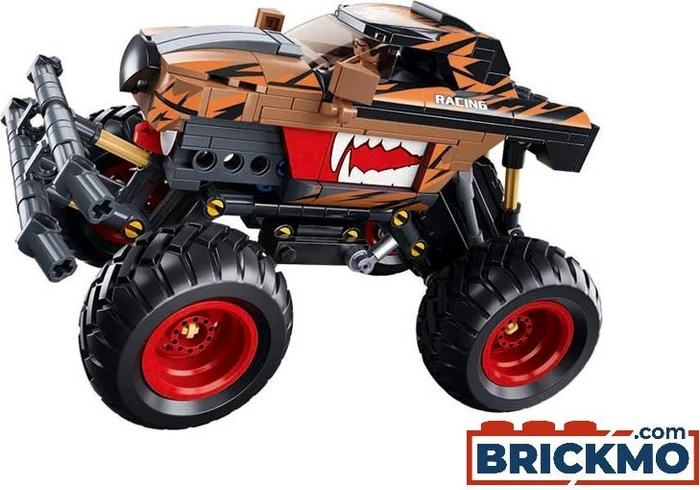 Sluban Power Bricks Bigfoot Orange-Black Racing
