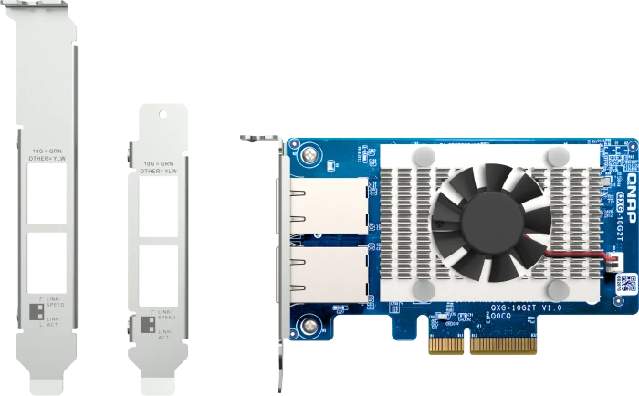 QNAP LAN-Adapter, 2x RJ-45, PCIe 3.0 x4