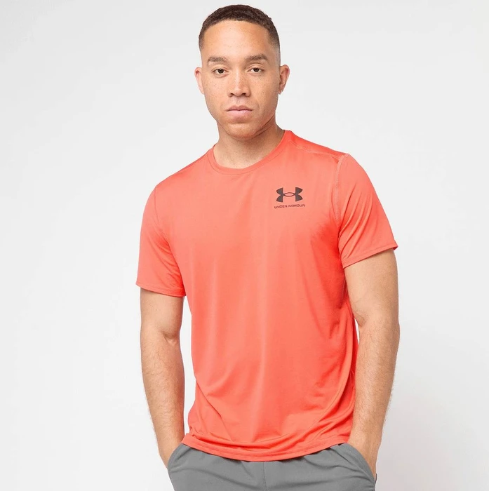 Under Armour HeatGear Fitted Funktionsshirt kurzarm fire/black (Herren)