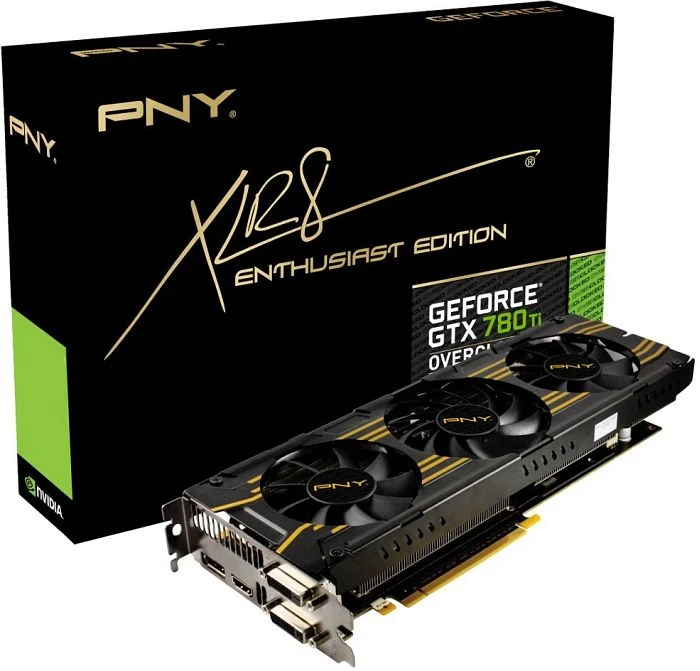 PNY GeForce GTX 780 Ti Overclocked, 3GB GDDR5, 2x DVI, HDMI, DP