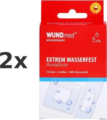 WUNDmed Extrem Wasserfest 2 Größen, 10 Stück