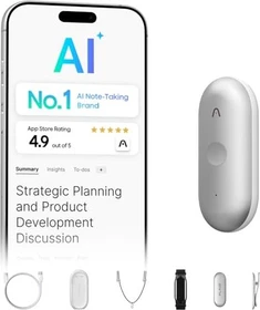 Plaud NotePin S Silver