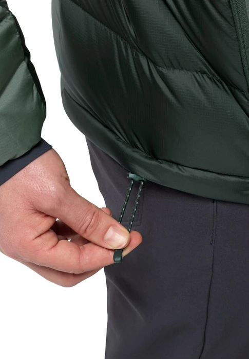 Jack Wolfskin Nebelhorn Down Hoody Funktionsjacke hedge green (Herren)
