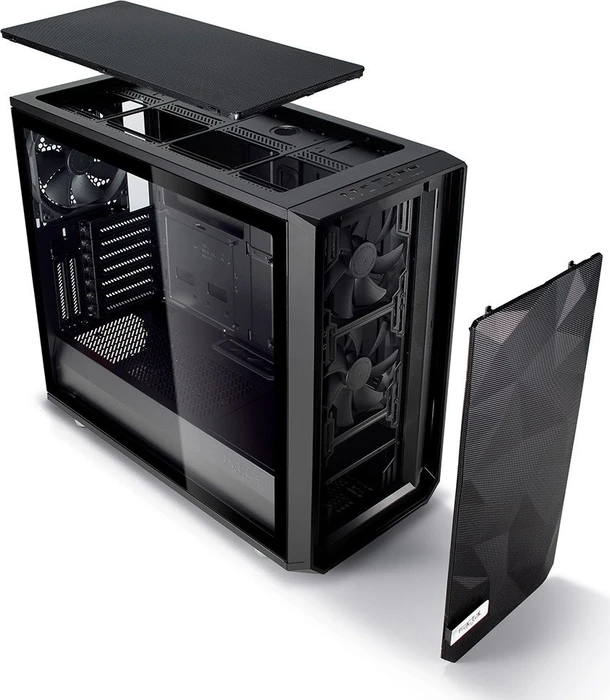 Fractal Design Meshify S2 Black TG Light Tint, helles Glasfenster