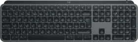 Logitech MX Keys S, Graphite, schwarz, LEDs weiß, Logi Bolt, USB/Bluetooth, US (920-011587)