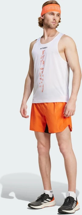 adidas Terrex Agravic Trail Laufhose kurz semi impact orange/black (Herren)