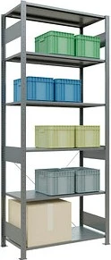 Schulte Lagertechnik Multiplus 150 Schwerlastregal 100x250x50cm verzinkt