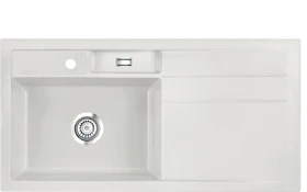 systemceram Bela 100 Einbau Becken links alu