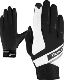 Roeckl Lidhult Laufhandschuhe schwarz/weiß