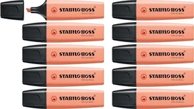 STABILO Boss Original Pastel cremige pfirsichfarbe, 10er-Pack