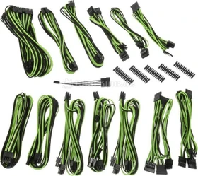 BitFenix Alchemy 2.0 SSC-Series Kabel Kit für Netzteile, schwarz/grün (BFX-ALC-SSCKG-RP)
