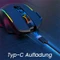 RisoPhy Wireless Gaming Mouse, schwarz, USB/Bluetooth Vorschaubild