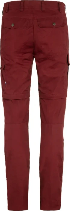 Fjällräven Karla Pro Zip-Off Hose lang bordeaux red (Damen)