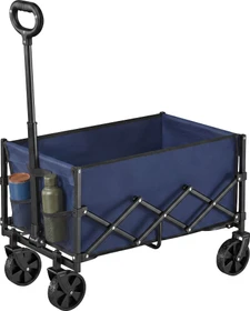 Songmics Faltbarer Bollerwagen mitternachtsblau